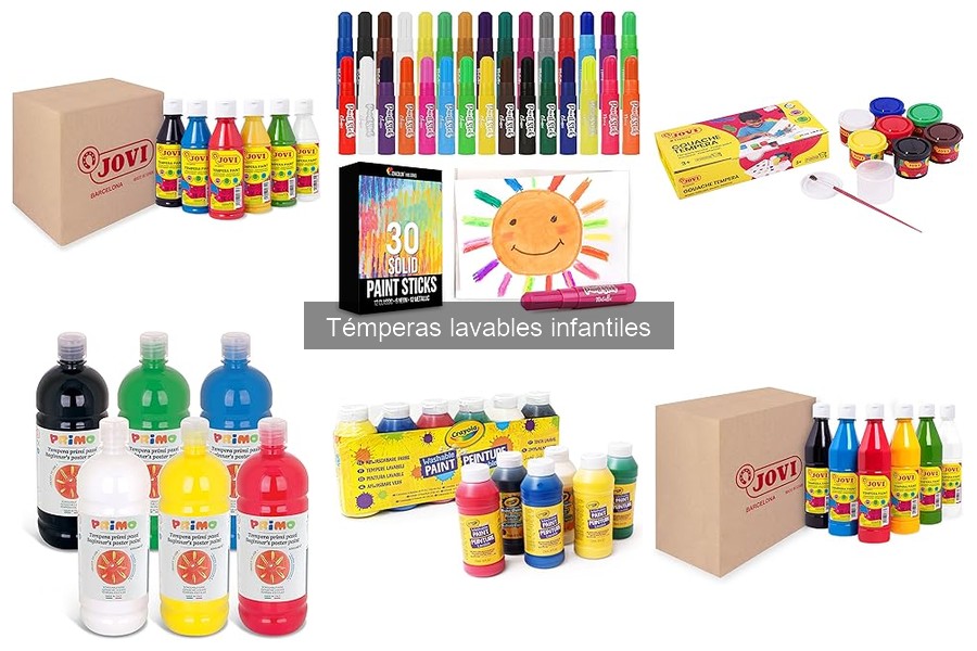 Ventajas de las Témperas Lavables para Niños