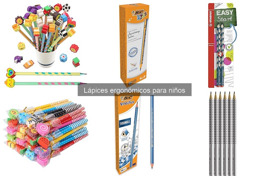 Ventajas de los lápices ergonómicos para niños en su escritura