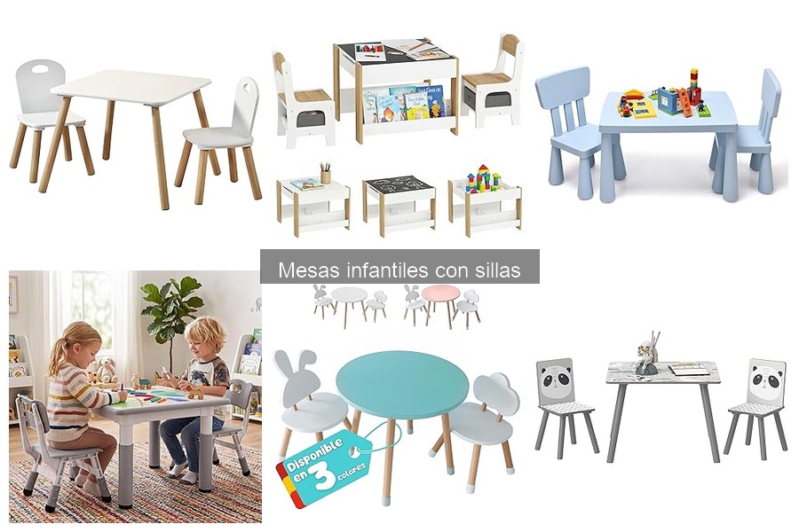 Ventajas de mesas infantiles con sillas ajustables