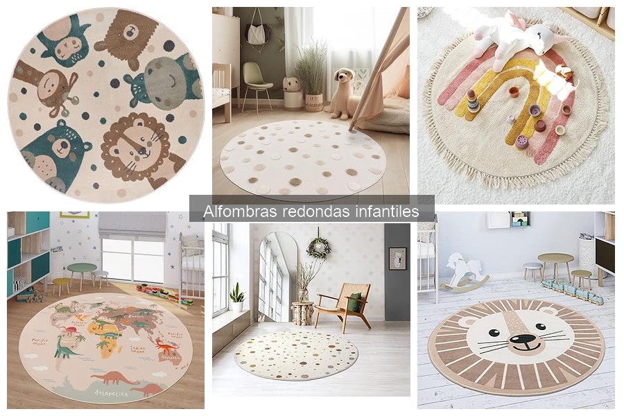 Ventajas de usar alfombras redondas infantiles en casa