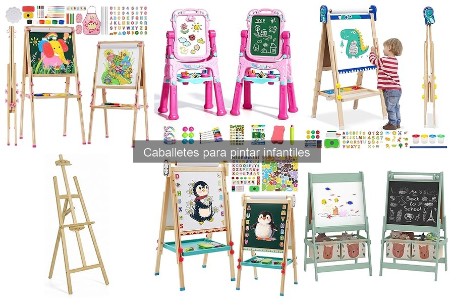 Ventajas de usar caballetes para pintar en niños