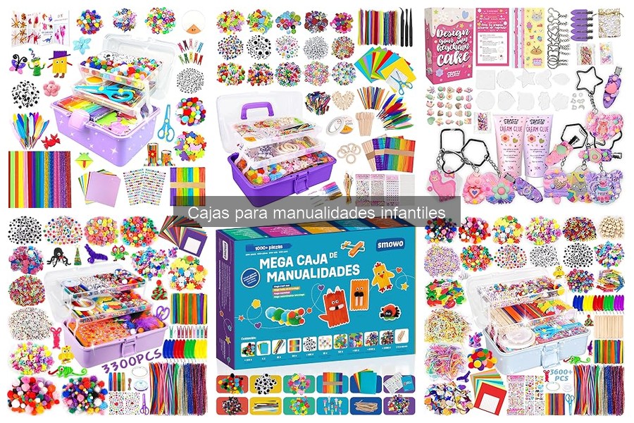 Ventajas de usar cajas para manualidades infantiles