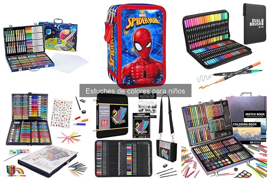 Ventajas de usar estuches de colores para niños