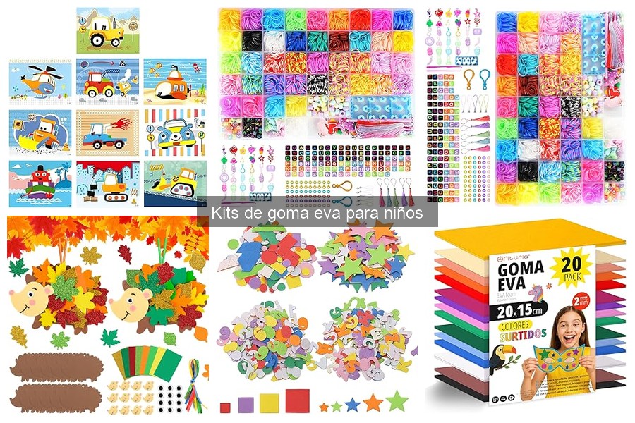 Ventajas de usar kits de goma eva en manualidades infantiles
