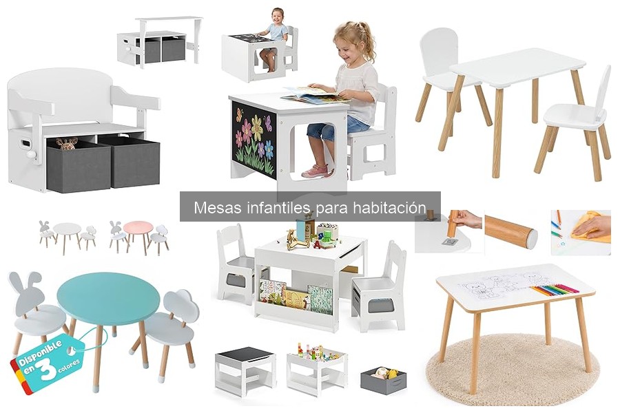 Ventajas de Usar Mesas Infantiles en la Habitación