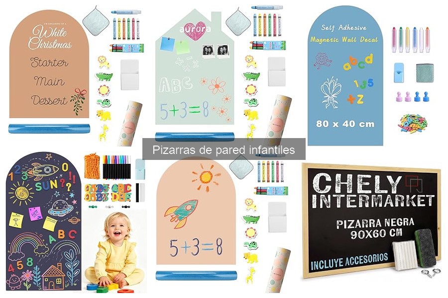 Ventajas de usar pizarras de pared en habitaciones infantiles