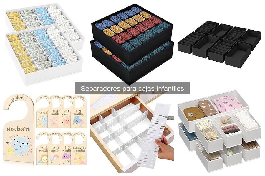 Ventajas de usar separadores en cajas infantiles para organizar
