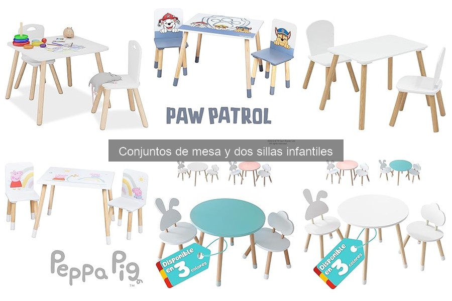 Ventajas y desventajas de conjuntos de mesa y sillas infantiles
