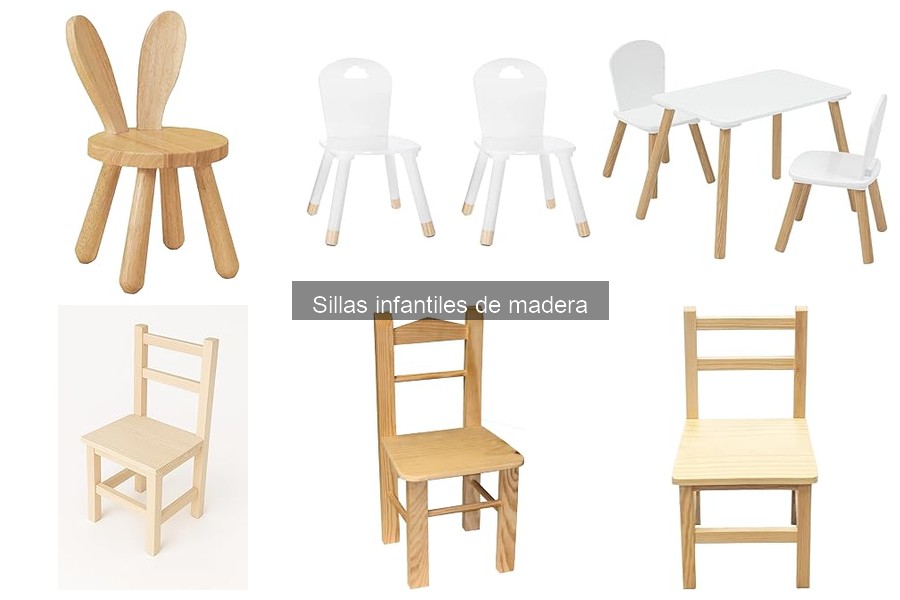 Ventajas y desventajas de las sillas infantiles de madera