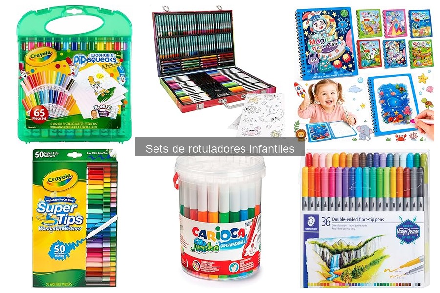 Ventajas y desventajas de los rotuladores lavables para niños
