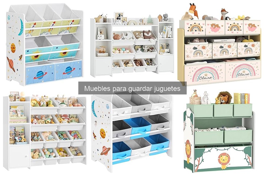 Ventajas y desventajas de muebles para guardar juguetes