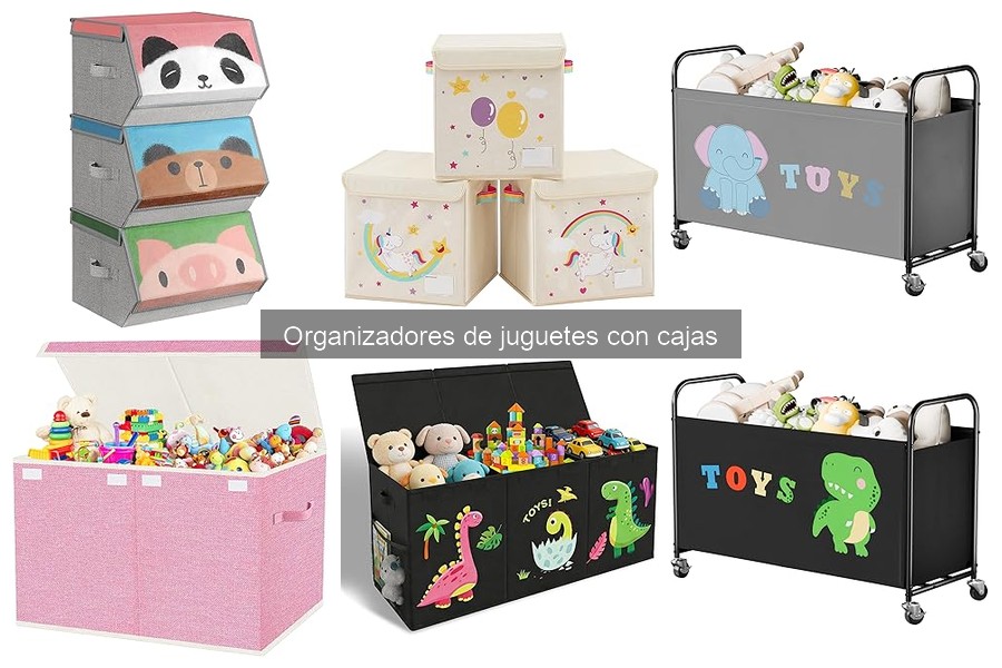Ventajas y desventajas de organizadores de juguetes con cajas